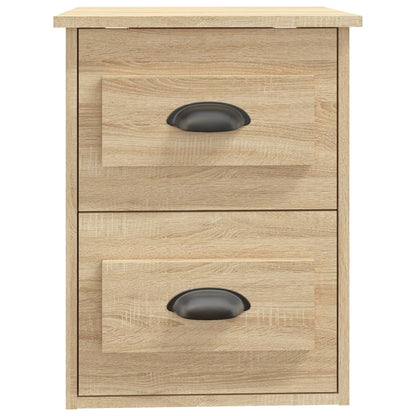 Comodino a Parete Rovere Sonoma 41,5x36x53 cm - homemem39