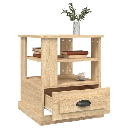 Tavolino Rovere Sonoma 50x50x60 cm in Legno Multistrato