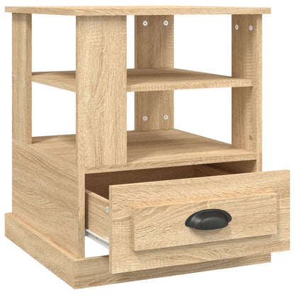 Tavolino Rovere Sonoma 50x50x60 cm in Legno Multistrato