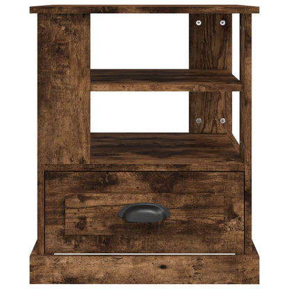 Tavolino Rovere Fumo 50x50x60 cm in Legno Multistrato | homemem39