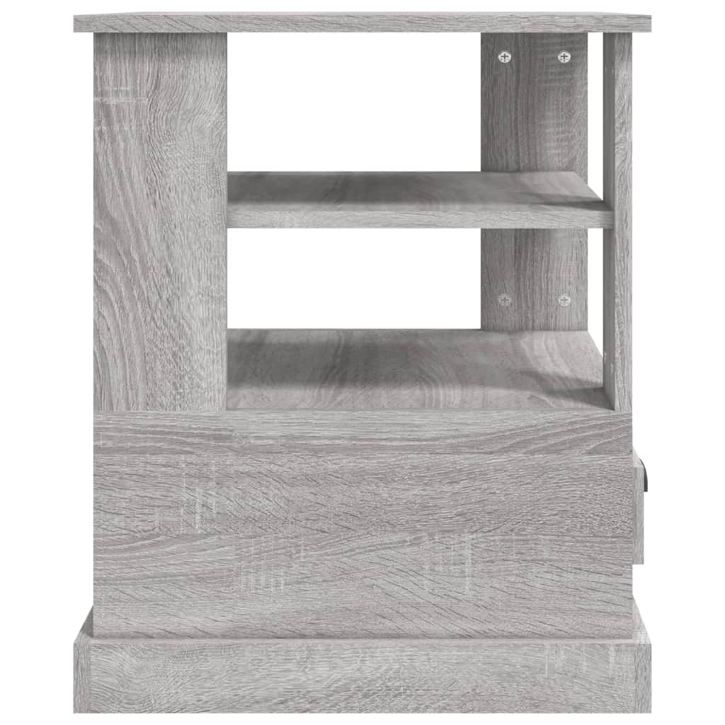 Tavolino Grigio Sonoma 50x50x60 cm in Legno Multistrato - homemem39