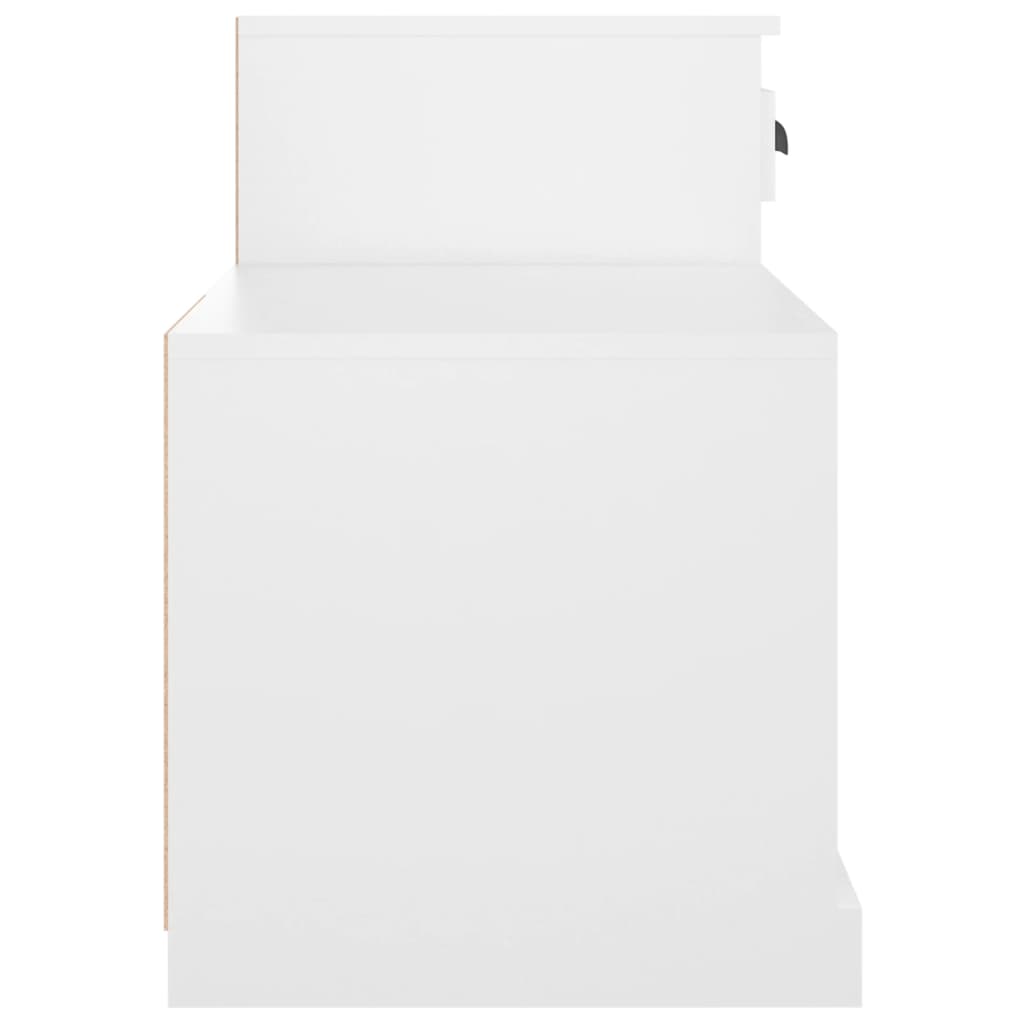 Scarpiera Bianca 100x42x60 cm in Legno Multistrato - homemem39