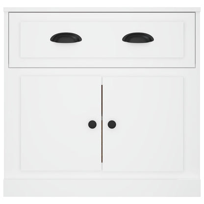 Credenza Bianca 70x35,5x67,5 cm in Legno Multistrato - homemem39
