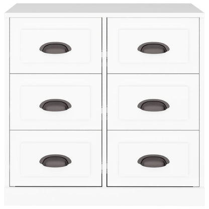 Credenza Bianca 70x35,5x67,5 cm in Legno Multistrato - homemem39