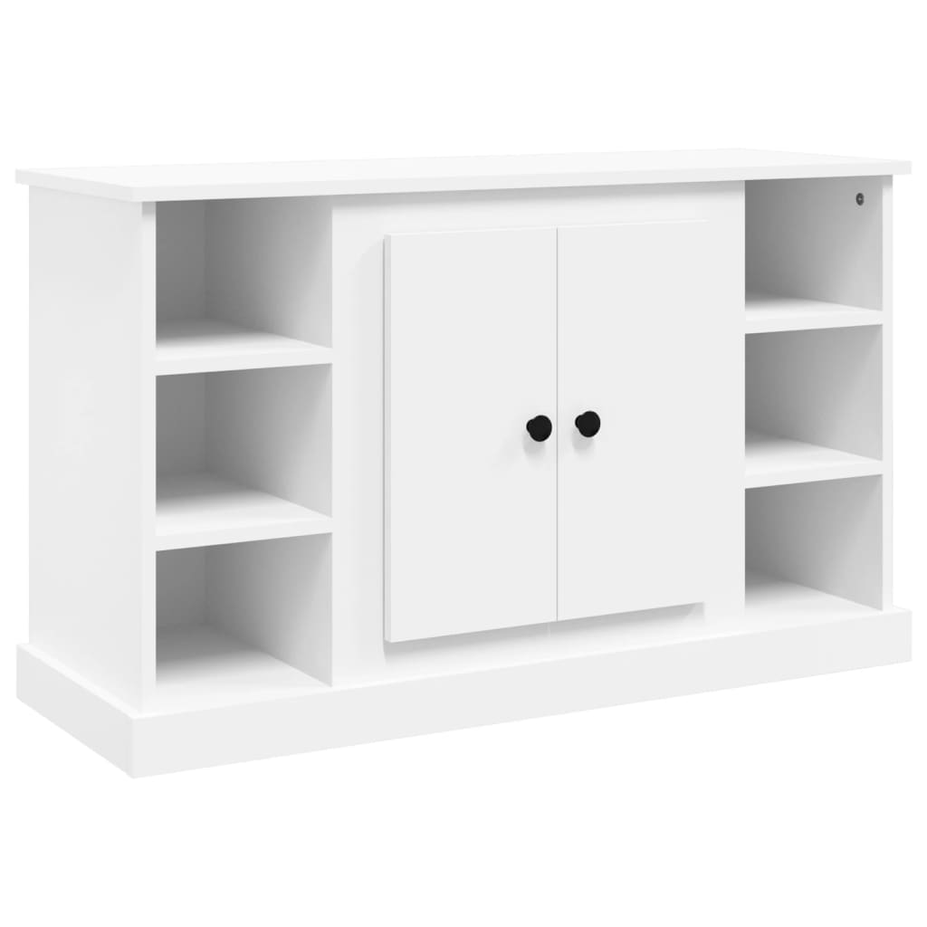 Credenza Bianca 100x35,5x60 cm in Legno Multistrato - homemem39