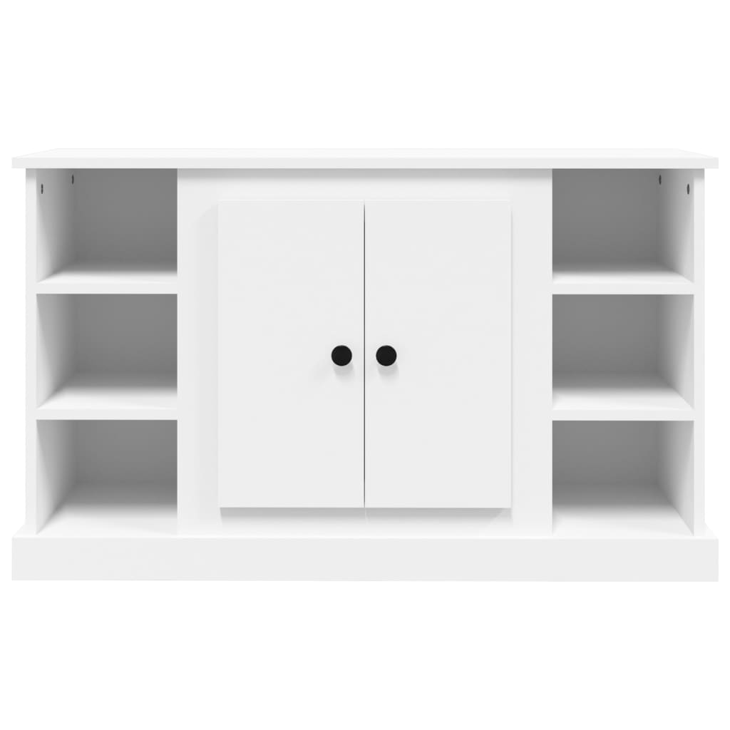 Credenza Bianca 100x35,5x60 cm in Legno Multistrato - homemem39
