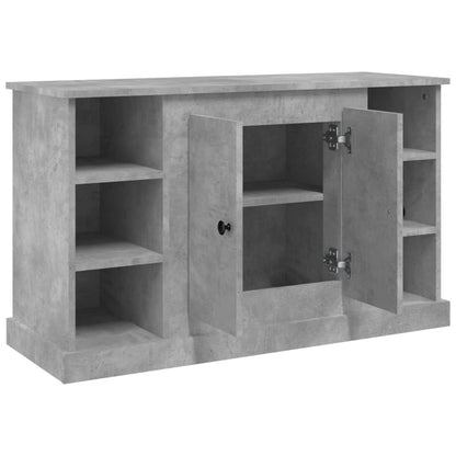 Credenza Grigio Cemento 100x35,5x60 cm in Legno Multistrato - homemem39