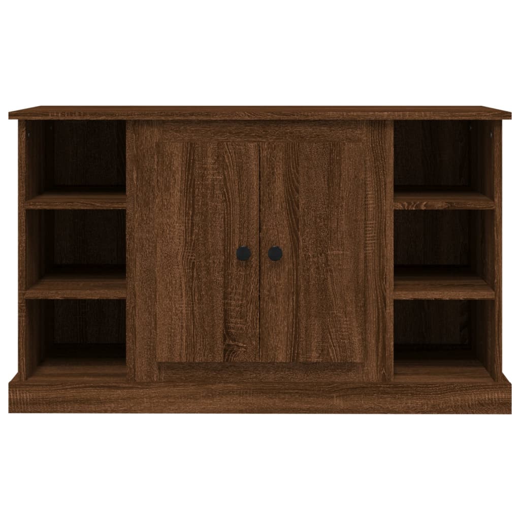 Credenza Rovere Marrone 100x35,5x60 cm in Legno Multistrato - homemem39