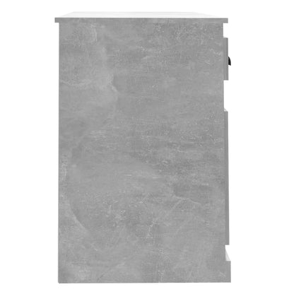 Scrivania Cassetto Grigio Cemento 115x50x75cm Legno Multistrato - homemem39