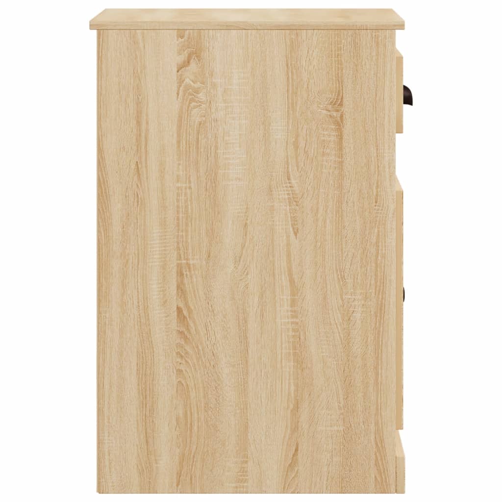 Mobiletto Cassetto Rovere Sonoma 40x50x75 cm Legno Multistrato