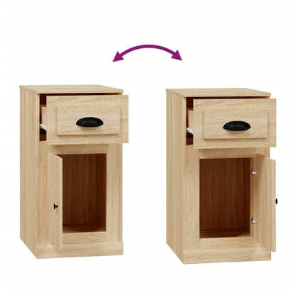 Mobiletto Cassetto Rovere Sonoma 40x50x75 cm Legno Multistrato