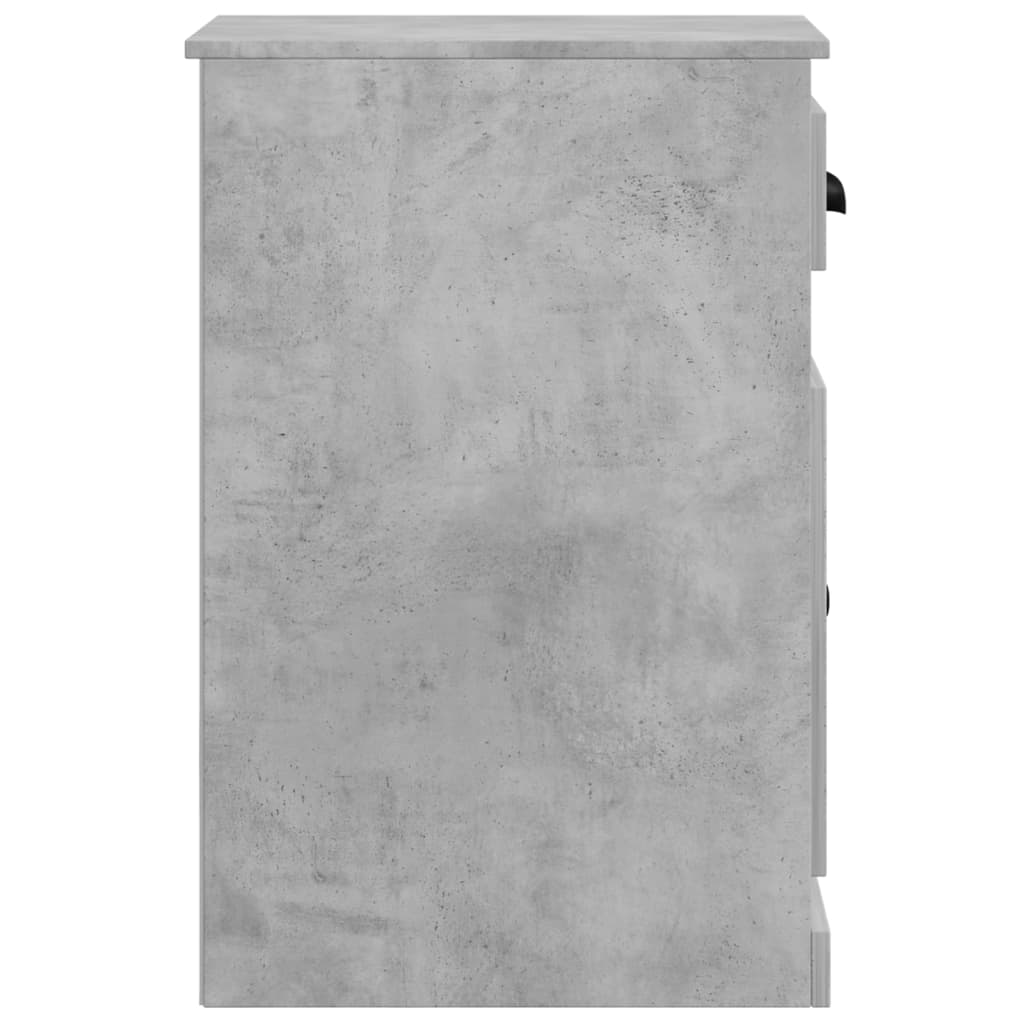 Mobiletto Cassetto Grigio Sonoma 40x50x75 cm Legno Multistrato