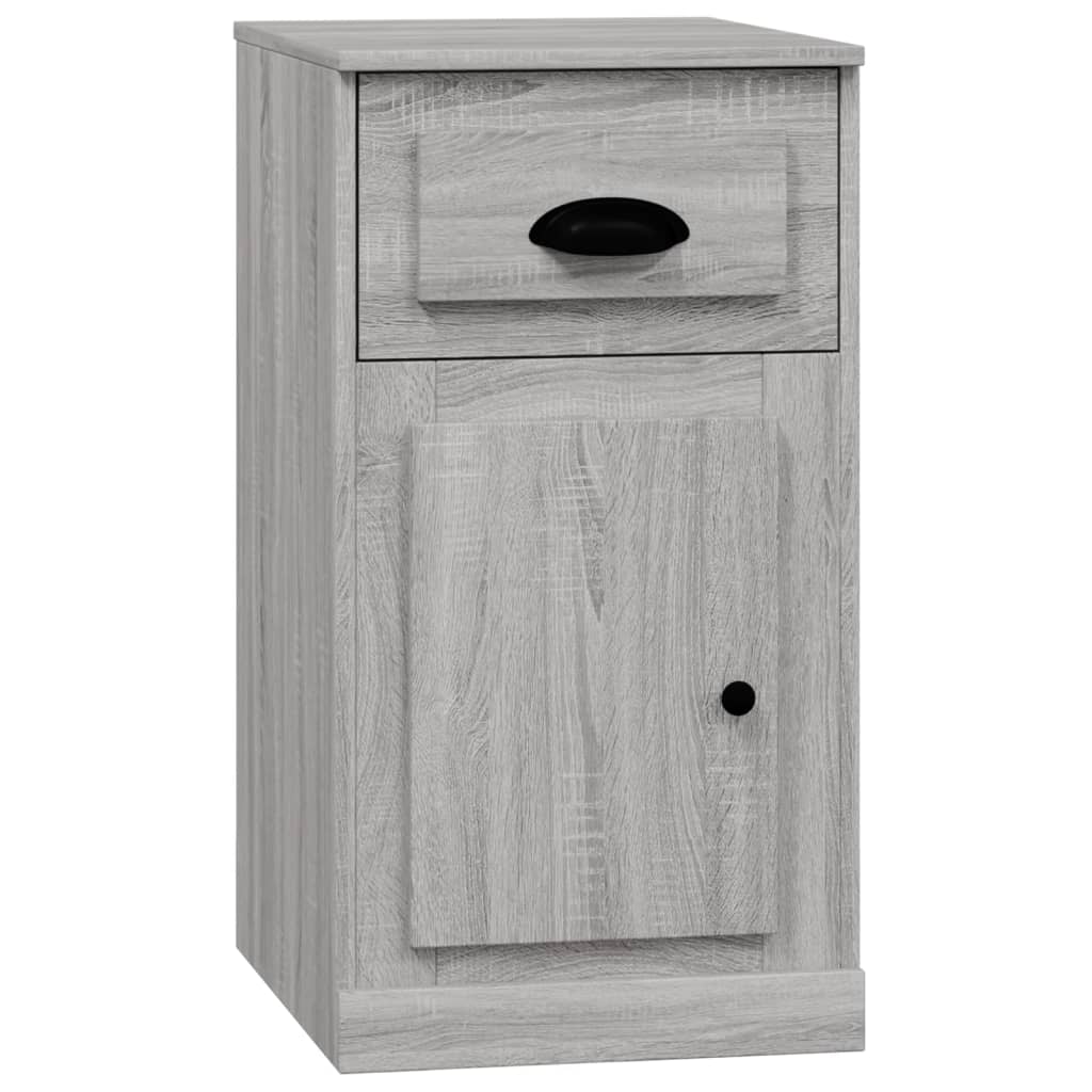 Mobiletto Cassetto Grigio Sonoma 40x50x75 cm Legno Multistrato