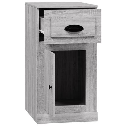 Mobiletto Cassetto Grigio Sonoma 40x50x75 cm Legno Multistrato