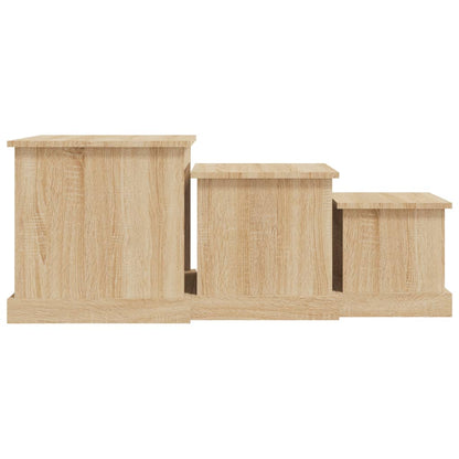 Tavolini da Salotto 3 pz Rovere Sonoma in Legno Multistrato