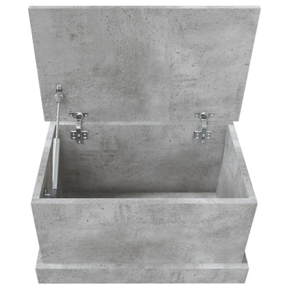 Contenitore Grigio Cemento 50x30x28 cm in Legno Multistrato - homemem39