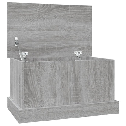 Contenitore Grigio Sonoma 50x30x28 cm Legno Multistrato - homemem39