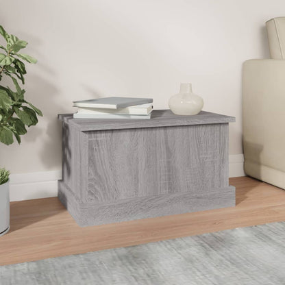 Contenitore Grigio Sonoma 50x30x28 cm Legno Multistrato - homemem39