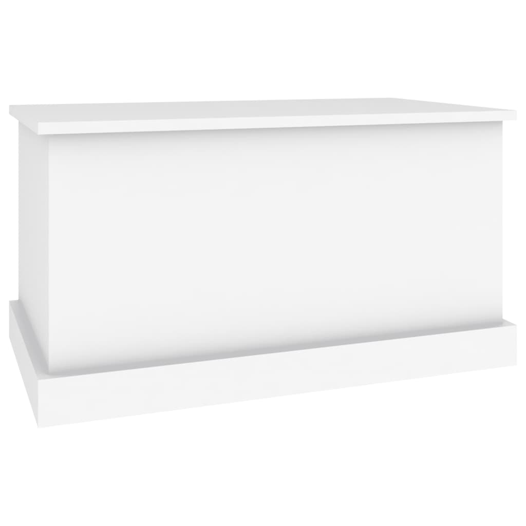 Scatola portaoggetti bianca 70x40x38 cm in legno ingegnerizzato | homemem39