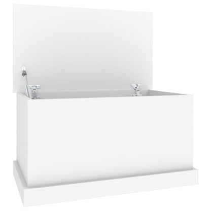 Scatola portaoggetti bianca 70x40x38 cm in legno ingegnerizzato | homemem39