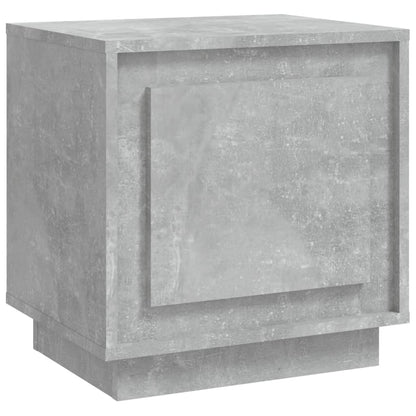 Comodino Grigio Cemento 44x35x45 cm in Legno Multistrato - homemem39