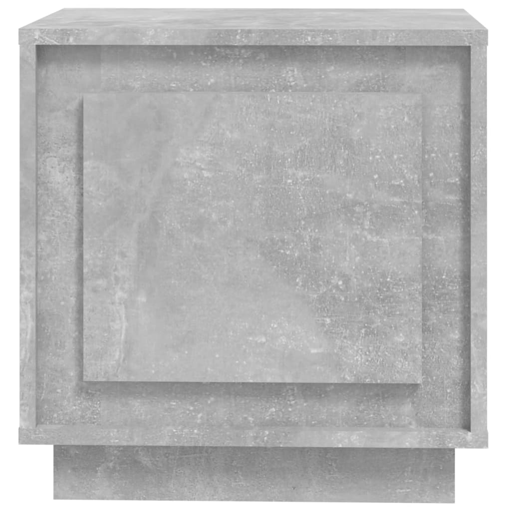 Comodini 2 pz Grigio Cemento 44x35x45 cm in Legno Multistrato - homemem39