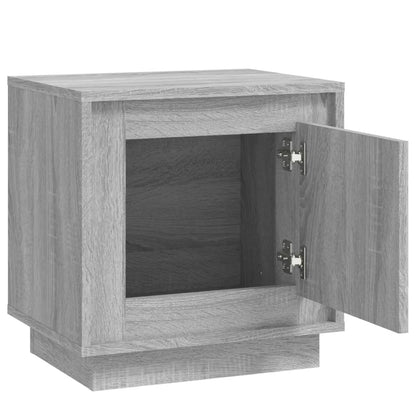 Comodino Grigio Sonoma 44x35x45 cm in Legno Multistrato - homemem39