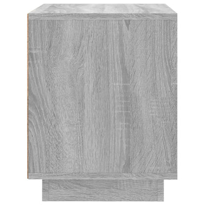 Comodino Grigio Sonoma 44x35x45 cm in Legno Multistrato - homemem39