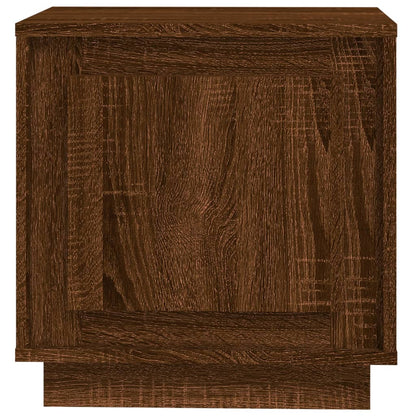 Comodino Rovere Marrone 44x35x45 cm in Legno Multistrato - homemem39