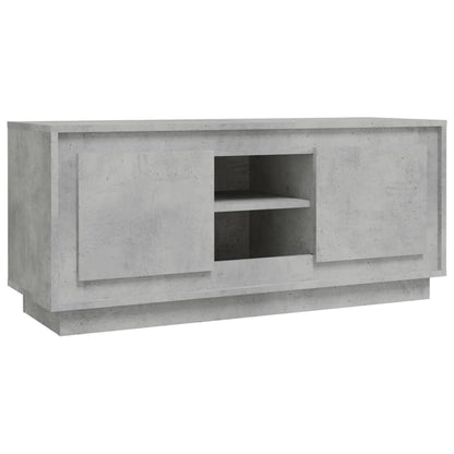 Mobile Porta TV Grigio Cemento 102x35x45cm in Legno Multistrato - homemem39