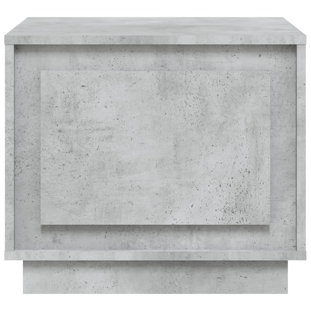 Tavolino da Salotto Grigio Cemento 51x50x44cm Legno Multistrato | homemem39