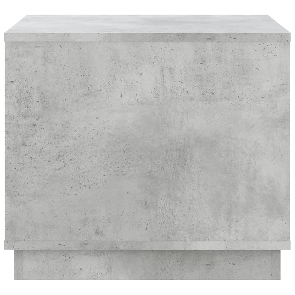 Tavolino da Salotto Grigio Cemento 51x50x44cm Legno Multistrato | homemem39