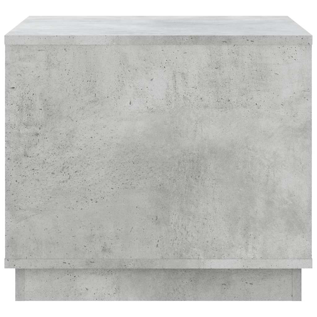 Tavolino da Salotto Grigio Cemento 51x50x44cm Legno Multistrato