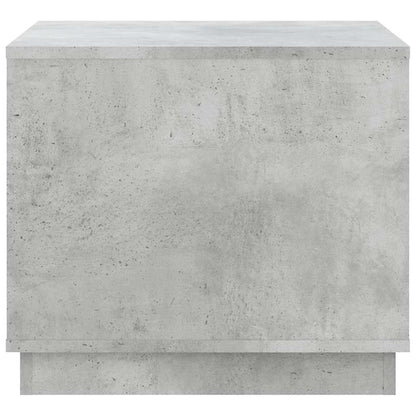 Tavolino da Salotto Grigio Cemento 51x50x44cm Legno Multistrato