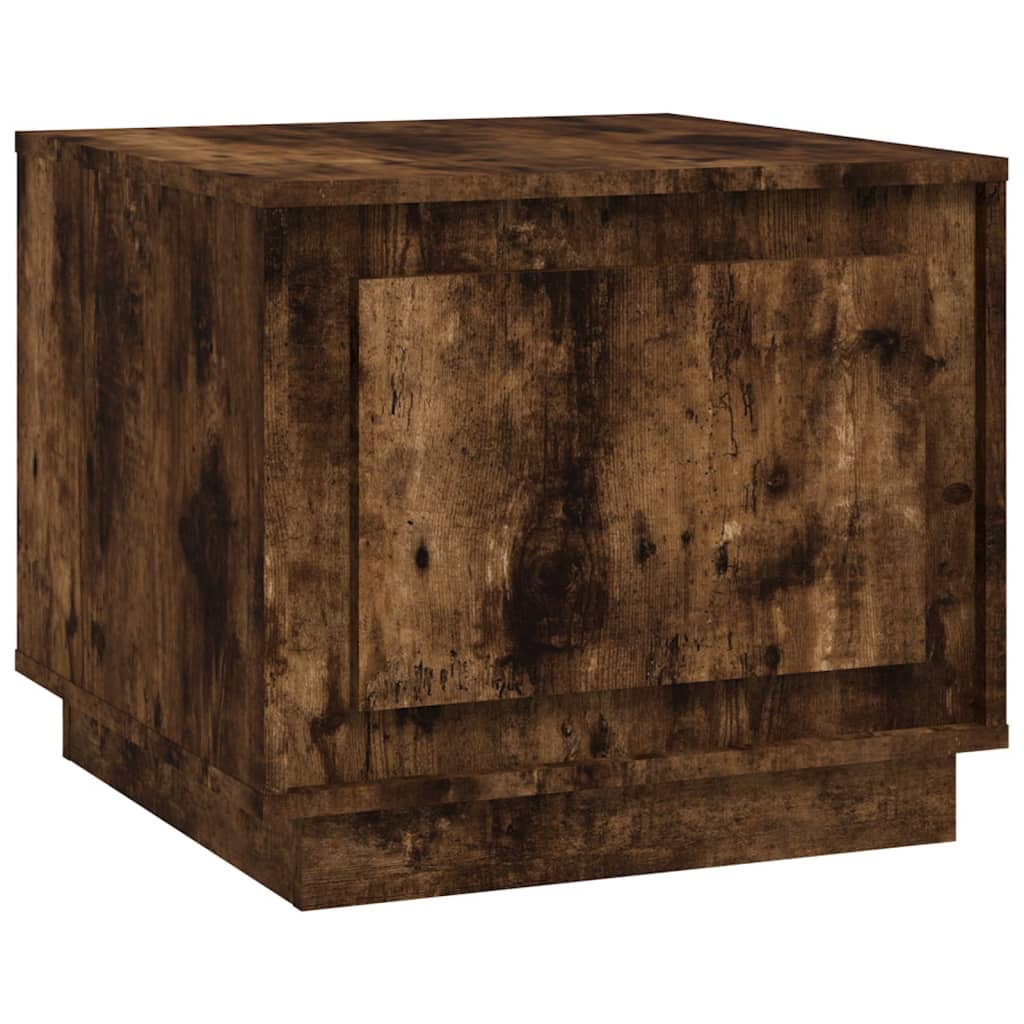 Tavolino da Salotto Rovere Fumo 51x50x44 cm Legno Multistrato | homemem39