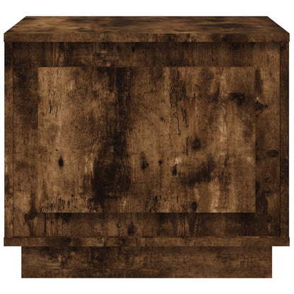 Tavolino da Salotto Rovere Fumo 51x50x44 cm Legno Multistrato | homemem39