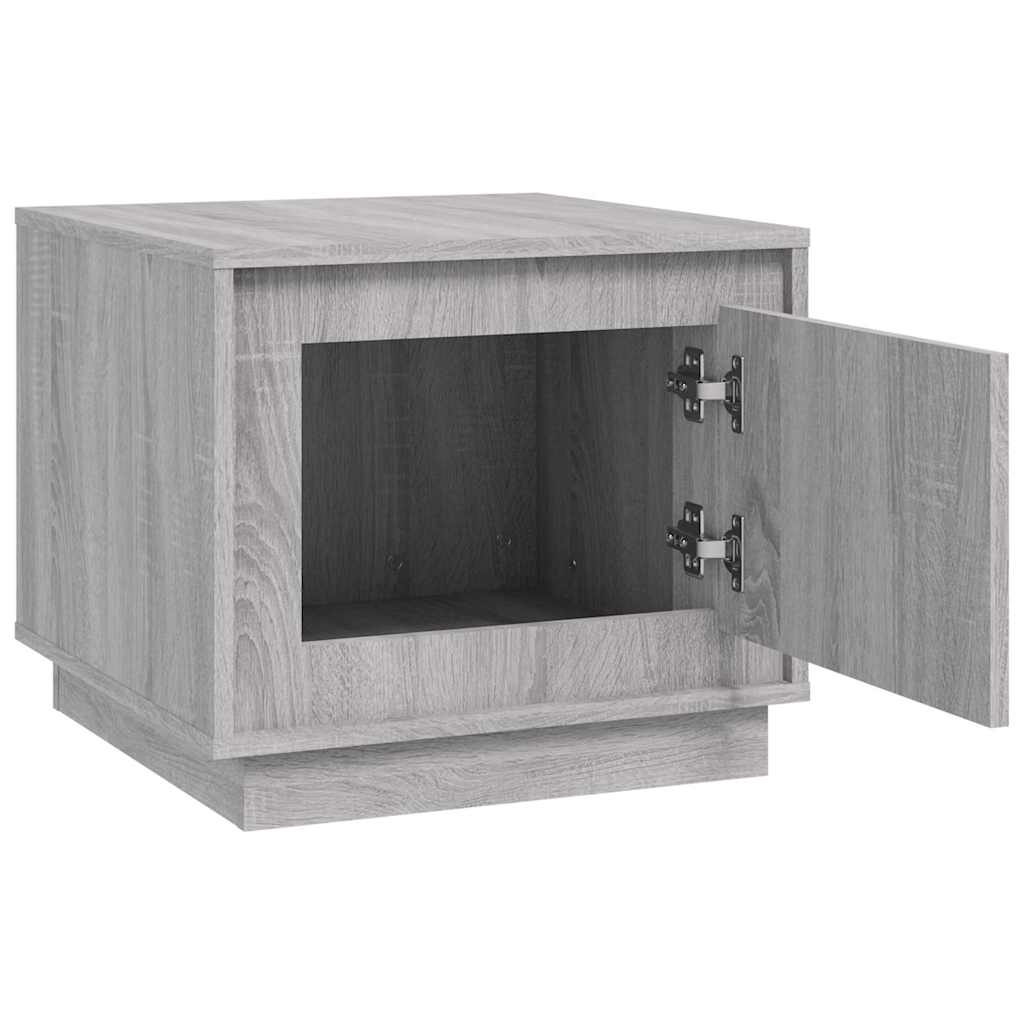 Tavolino da Salotto Grigio Sonoma 51x50x44 cm Legno Multistrato