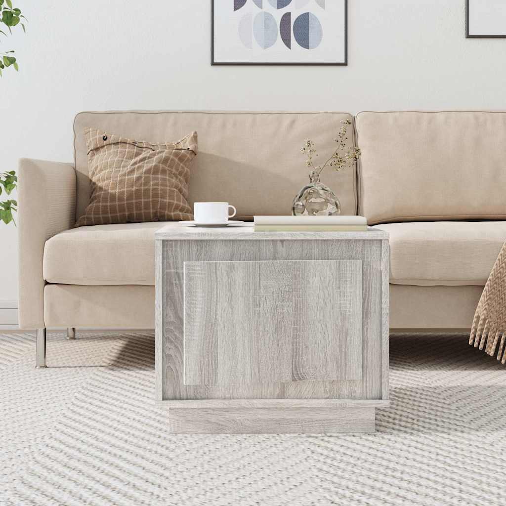 Tavolino da Salotto Grigio Sonoma 51x50x44 cm Legno Multistrato | homemem39