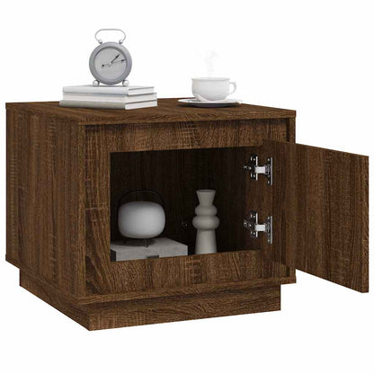 Tavolino da Salotto Rovere Marrone 51x50x44cm Legno Multistrato