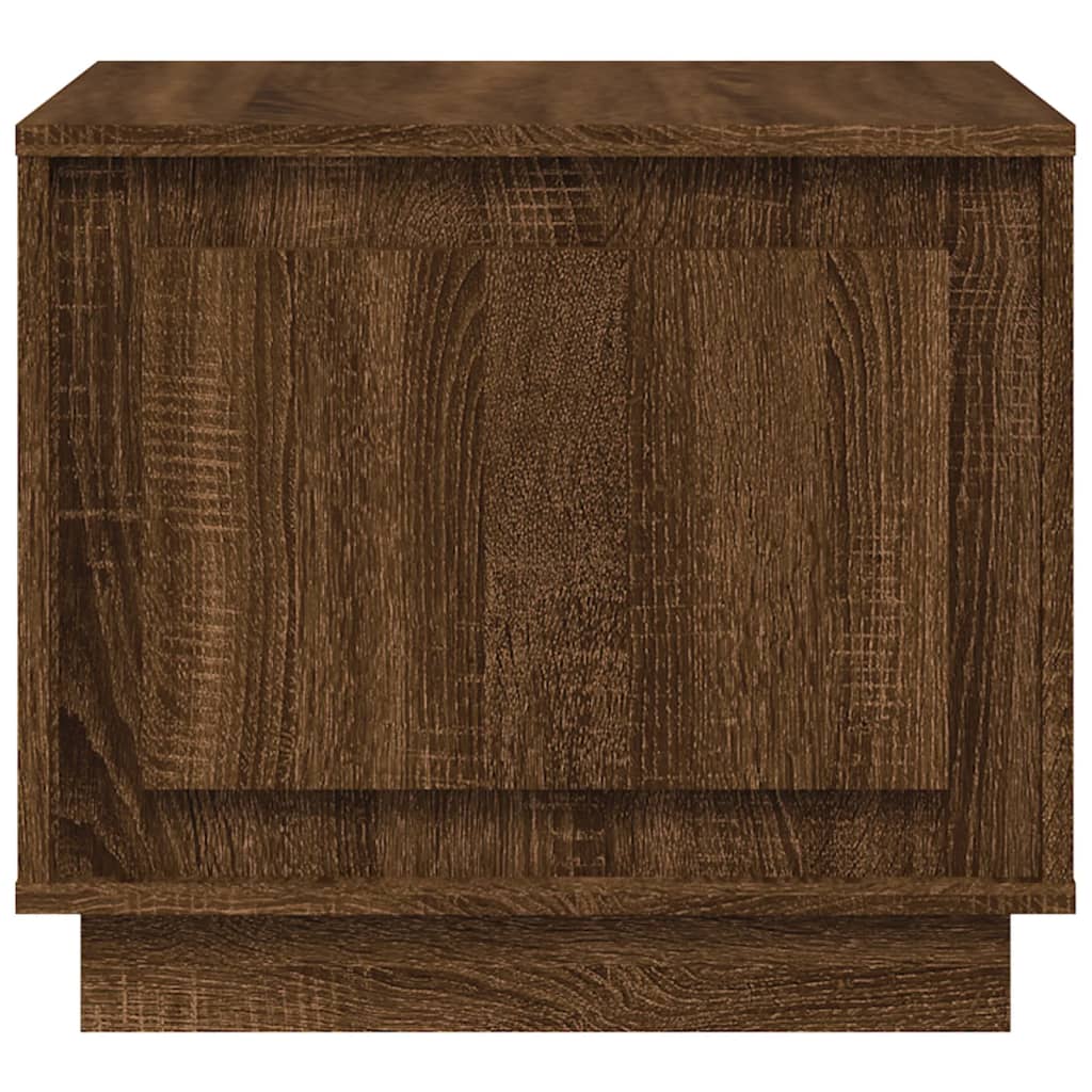 Tavolino da Salotto Rovere Marrone 51x50x44cm Legno Multistrato | homemem39