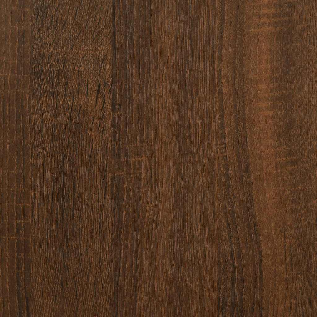 Tavolino da Salotto Rovere Marrone 51x50x44cm Legno Multistrato