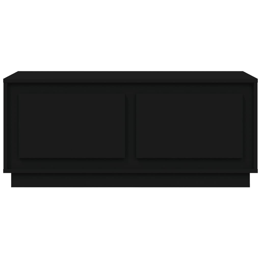 Tavolino da Salotto Nero 102x50x44 cm in Legno Multistrato | homemem39