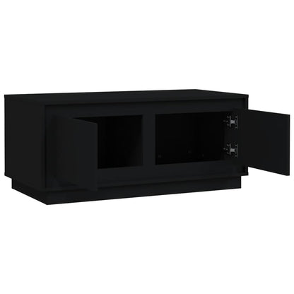 Tavolino da Salotto Nero 102x50x44 cm in Legno Multistrato | homemem39