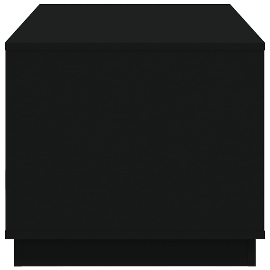 Tavolino da Salotto Nero 102x50x44 cm in Legno Multistrato | homemem39