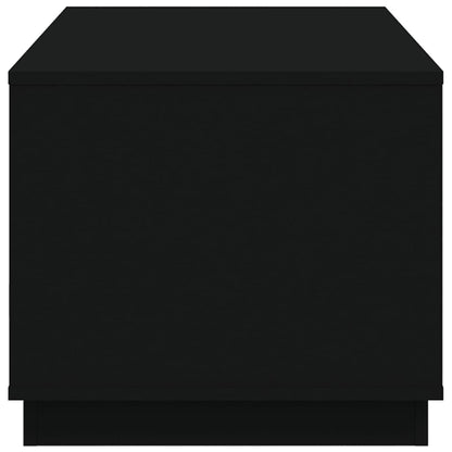 Tavolino da Salotto Nero 102x50x44 cm in Legno Multistrato | homemem39