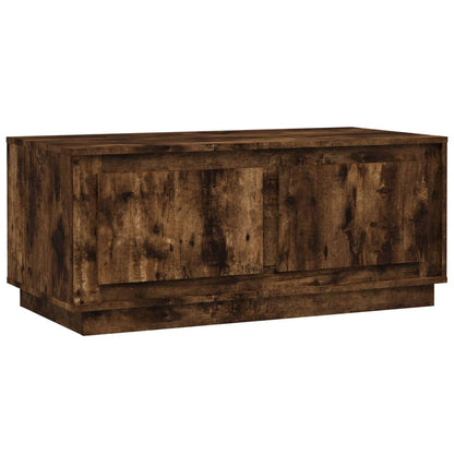 Tavolino da Salotto Rovere Fumo 102x50x44 cm Legno Multistrato | homemem39