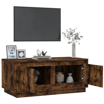 Tavolino da Salotto Rovere Fumo 102x50x44 cm Legno Multistrato | homemem39