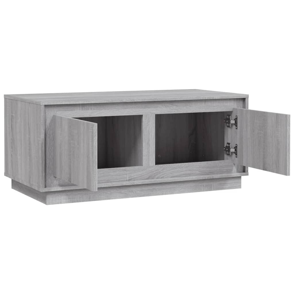 Tavolino da Salotto Grigio Sonoma 102x50x44cm Legno Multistrato | homemem39