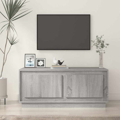 Tavolino da Salotto Grigio Sonoma 102x50x44cm Legno Multistrato