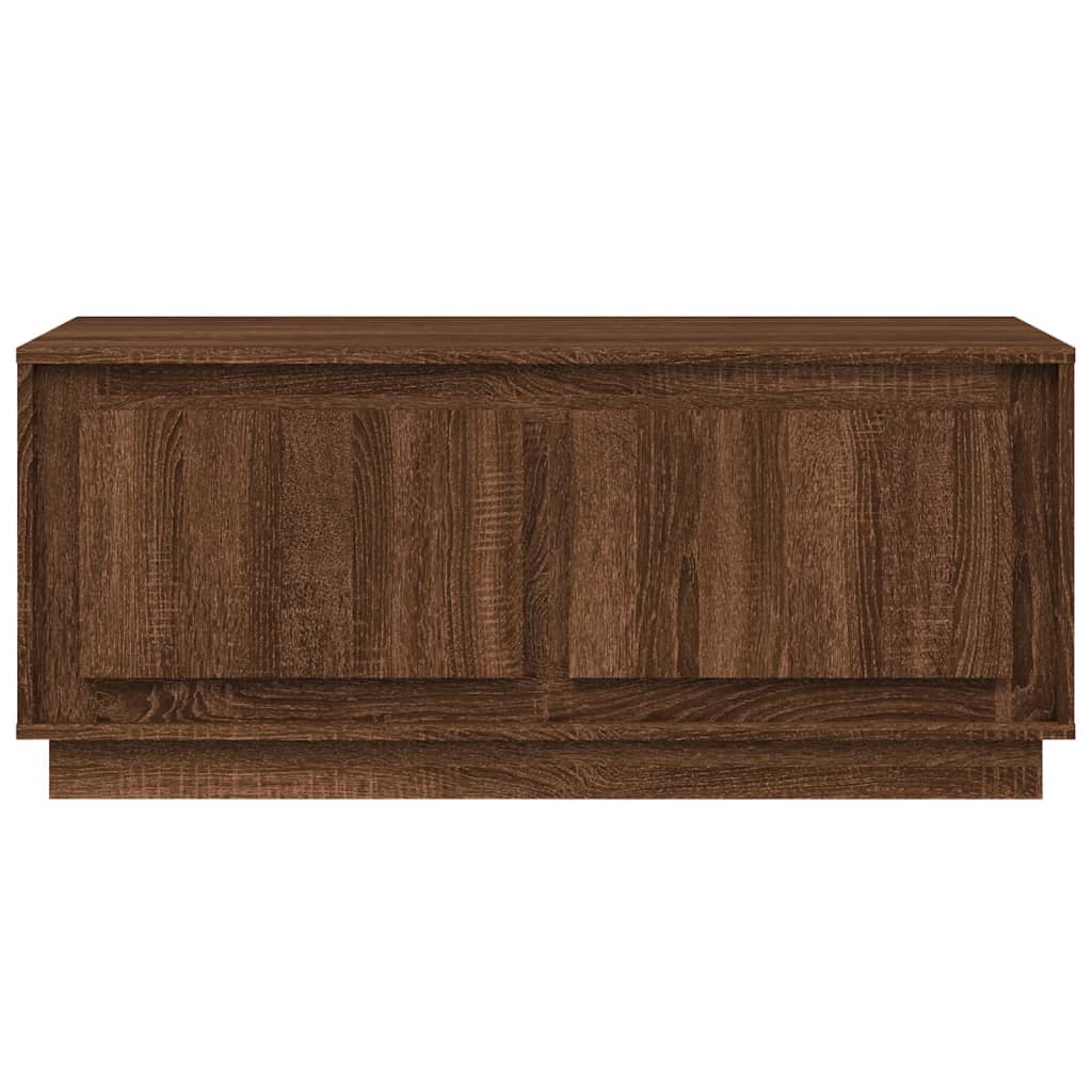 Tavolino Salotto Rovere Marrone 102x50x44 cm Legno Multistrato | homemem39